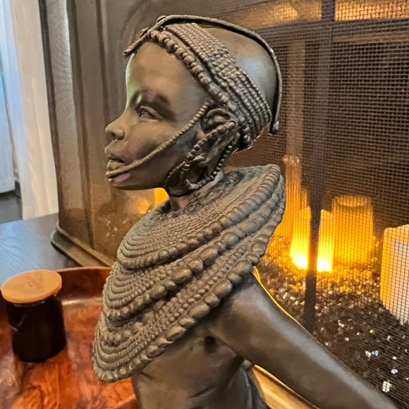 17-inch Maasai en-tito, or soul journeys, carving by Stacy Bayne. - Picture 3 of 15